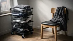 Bygg en rullande korgstapel på 15 minuter – perfekt för halvrena kläder