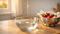 Så håller du jordgubbarna fräscha längre med saltvatten på 2 minuter