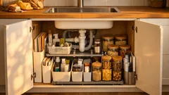 Så får du ordning under diskhon med boxar, burkar och smarta zoner