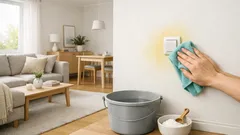 Så får du bort gulnad tapet utan att få blankfläckar – steg för steg