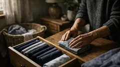 Vik långärmade tröjor på 5 sekunder: metoden som ger en prydlig låda direkt