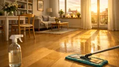 Därför ska du undvika vinäger på trägolv – och vad du ska använda i stället